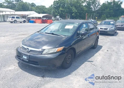 2012 Honda Civic Lx from USA, damaged, VIN 19XFB2F53CE070137